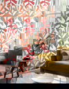 Kinetic Tropical Coral & Beige Peel & Stick Wallpaper thumbnail 1