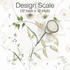 Dream Blossom White & Green Wallpaper thumbnail 5
