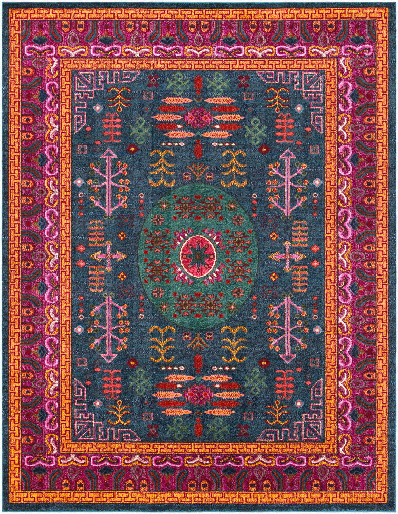 Anika Machine Woven Rug, by Surya, 1'3.75" length x 1'3.75" width