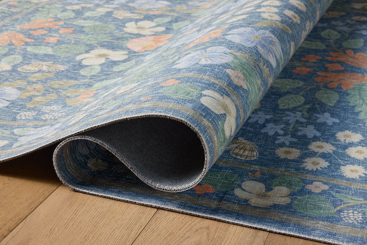 Rifle Paper Co. x Loloi Cotswolds Rug, 2'6" length x 7'6" width View 3