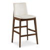 Deco Barstool White Pvc, Counter & Bar Stool by Moe's Home, 22.3" width x 43.3" height x 21" depth thumbnail 2