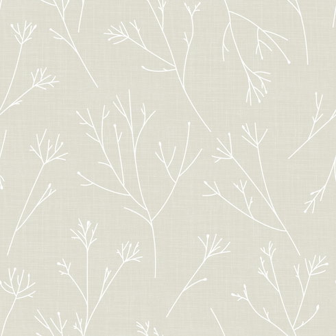 Twigs Beige Peel & Stick Wallpaper
