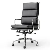 Online Designer Home/Small Office Genuine Leather Office Chair, 400LBS Ergonomic High Back Lumbar Back Support, Conference Chair Desk