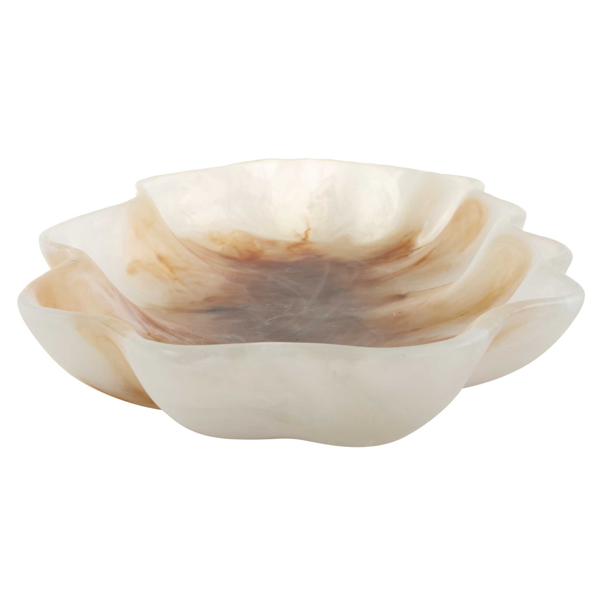 Organic Elegance Wavy Oval Bowl large image 