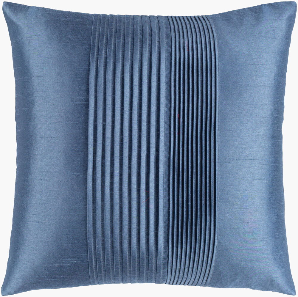Solid Pleated Accent Pillow Down large image 