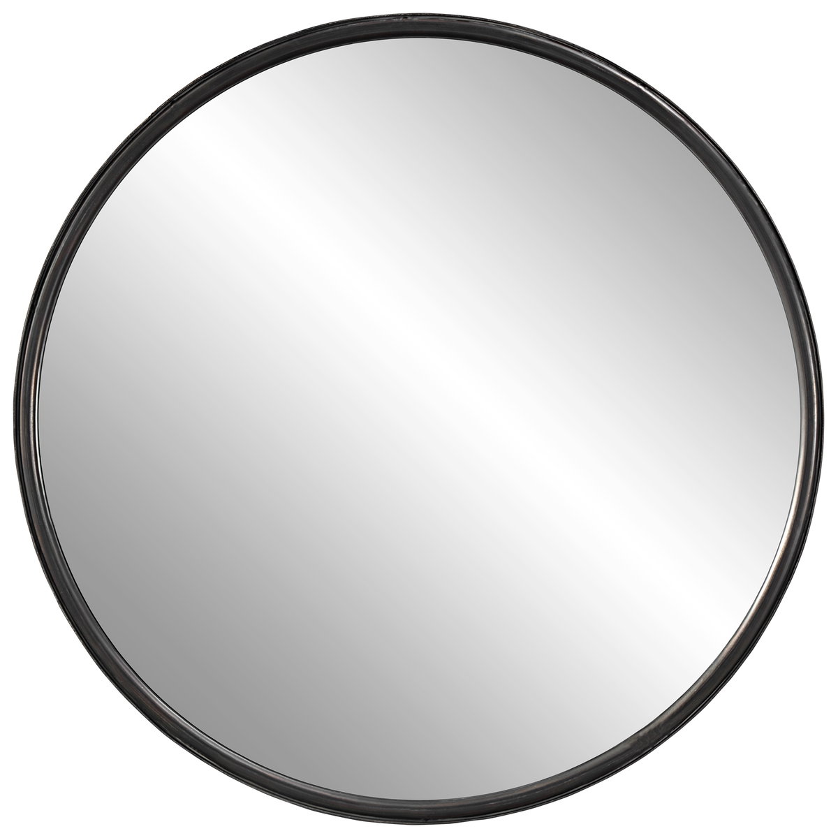Dawsyn Round Mirror, by Uttermost, 3'8" width x 3'8" height x 1.5" depth View 1