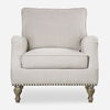 Armstead Antique White Armchair thumbnail 0