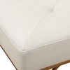 Swale Ivory Leather Bench thumbnail 6