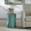 Habitat Blue Accent Stool, Furniture by Uttermost, 16" width x 20" height x 16" depth thumbnail 2