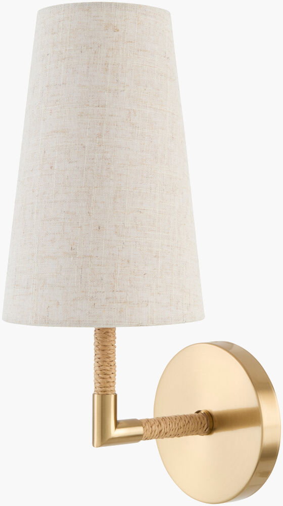 Morvain Wall Sconce, by Surya, 8" length x 6" width x 13" height