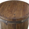 Ceylon Wine Barrel Side Table, Side & End Table by Uttermost, 19" width x 24" height x 19" depth thumbnail 5
