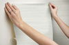 Cattail Weave White Peel & Stick Wallpaper thumbnail 9