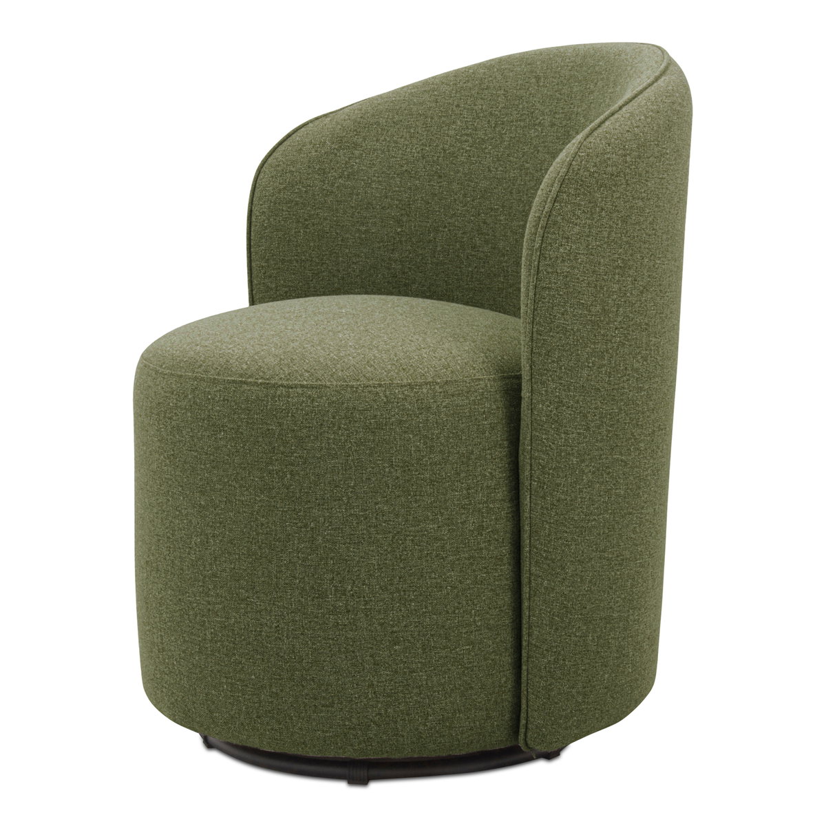 Sylvie Outdoor Swivel Dining Chair Green, by Moe's Home, 25.5" width x 32.3" height x 25.5" depth View 2