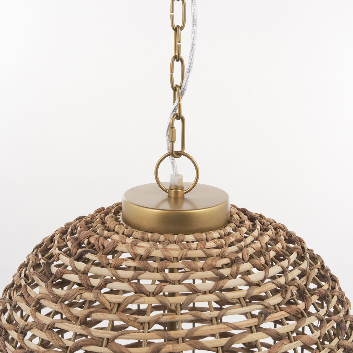 Sana Tall Watergrass Pendant Light, by Mercana, 17.5" length x 17.5" width x 26" height View 6