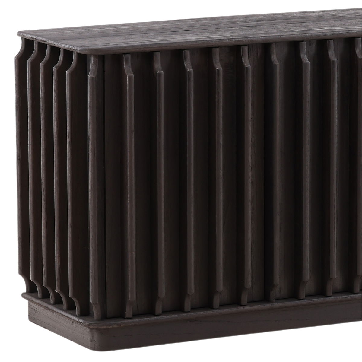 Urias Sideboard Dark Brown, Sideboards & Buffet by Dovetail, 78.74" width x 30.07" height x 17.71" depth View 6