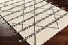 Zanafi Tassels Handmade Rug, by Surya, 1'6" length x 1'6" width thumbnail