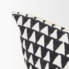 Jolie Cream with Black Print Linen Lumbar Decorative Pillow Cover thumbnail 7