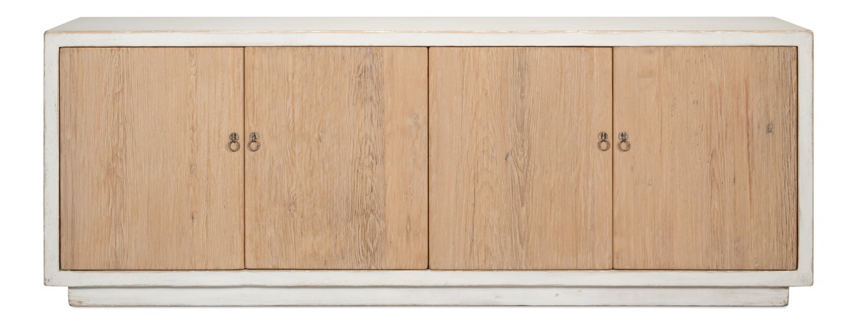 Modern Sideboard, Cabinets & Sideboard by Sarreid, 94" length x 20" width x 34" height View 2