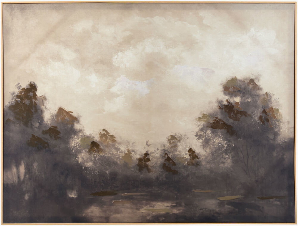 Lassen Framed Art, Painting by Surya, 31" width x 41" height