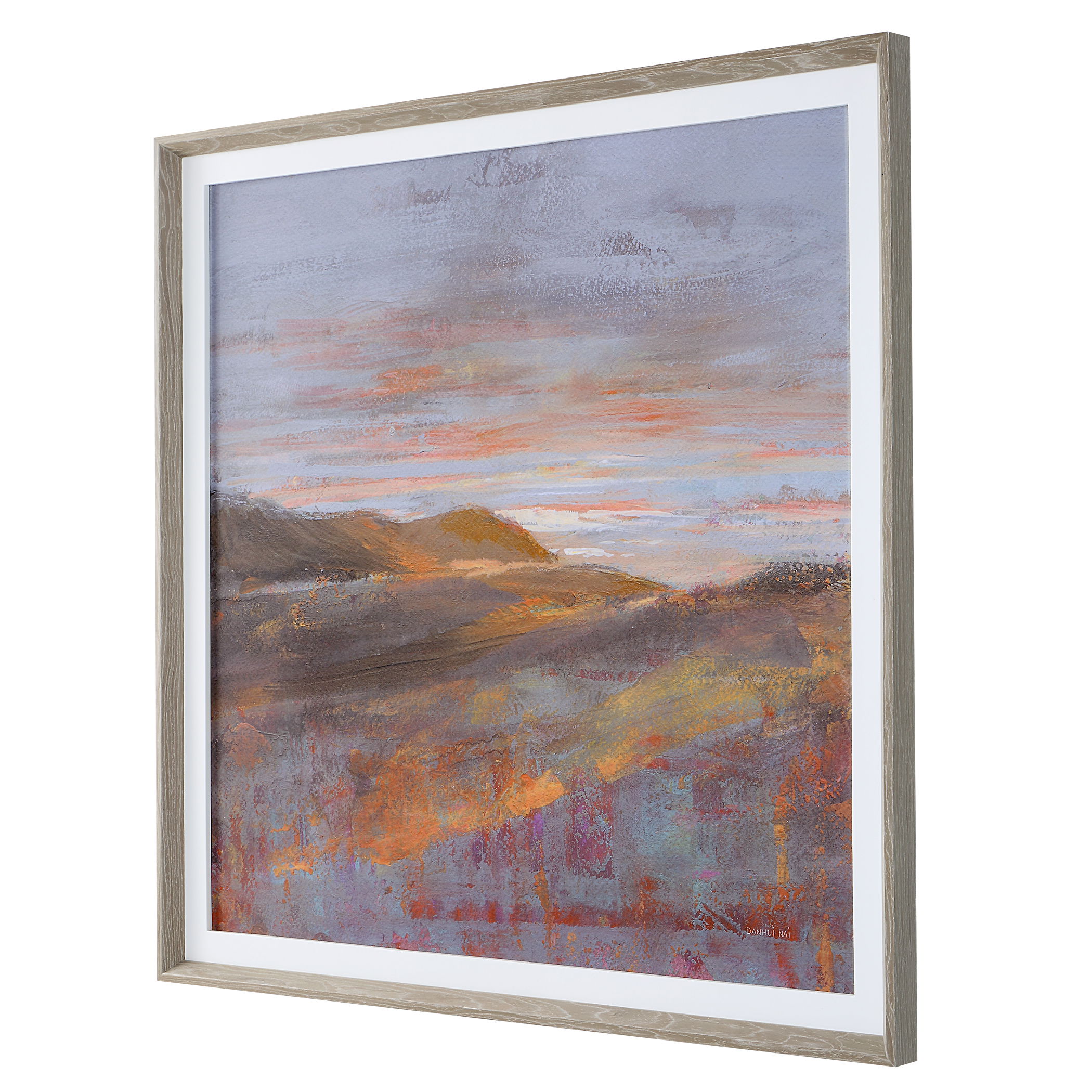 Dawn On The Hills Framed Print large image 