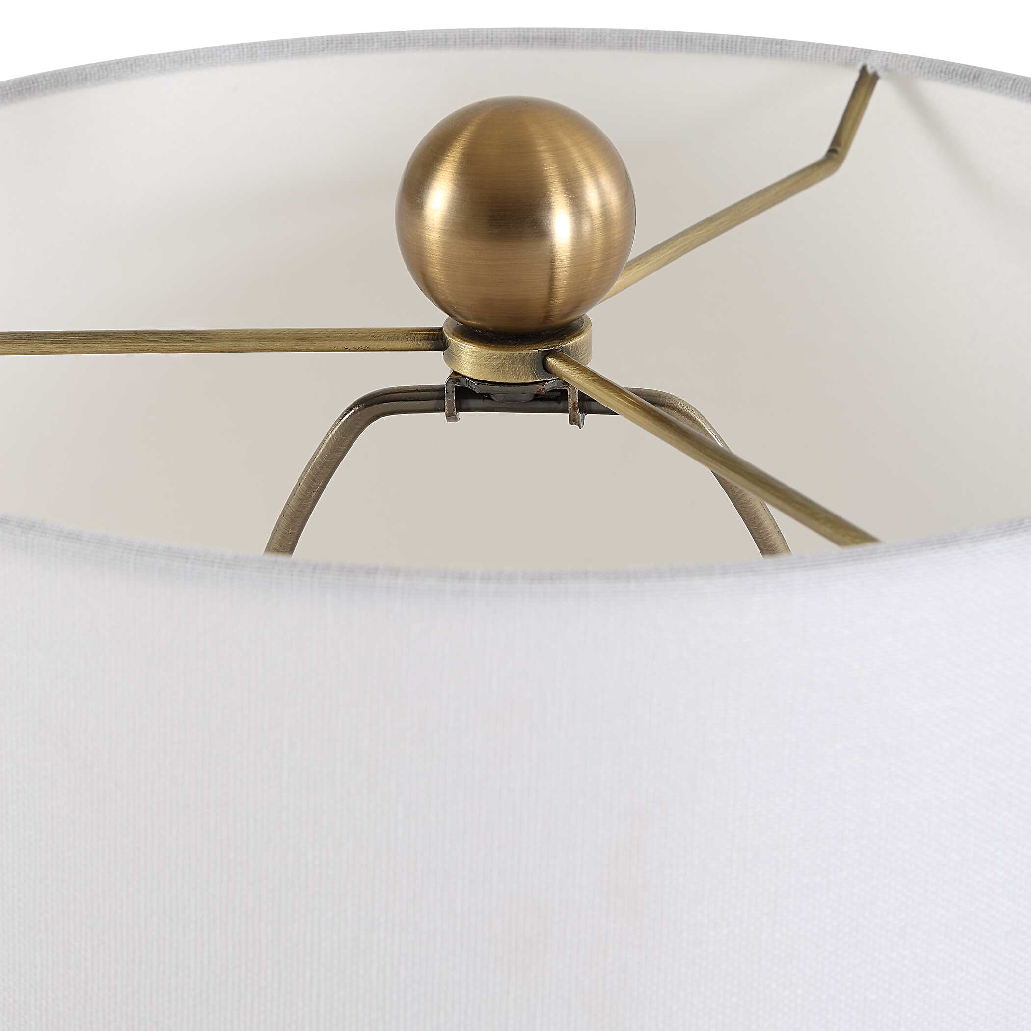 Sienna Caramel Glass Buffet Lamp large image 