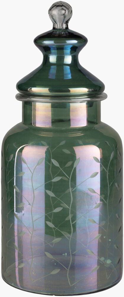 Lilt Bottle/Jar, Decorative Jar by Surya, 8" width x 18" height
