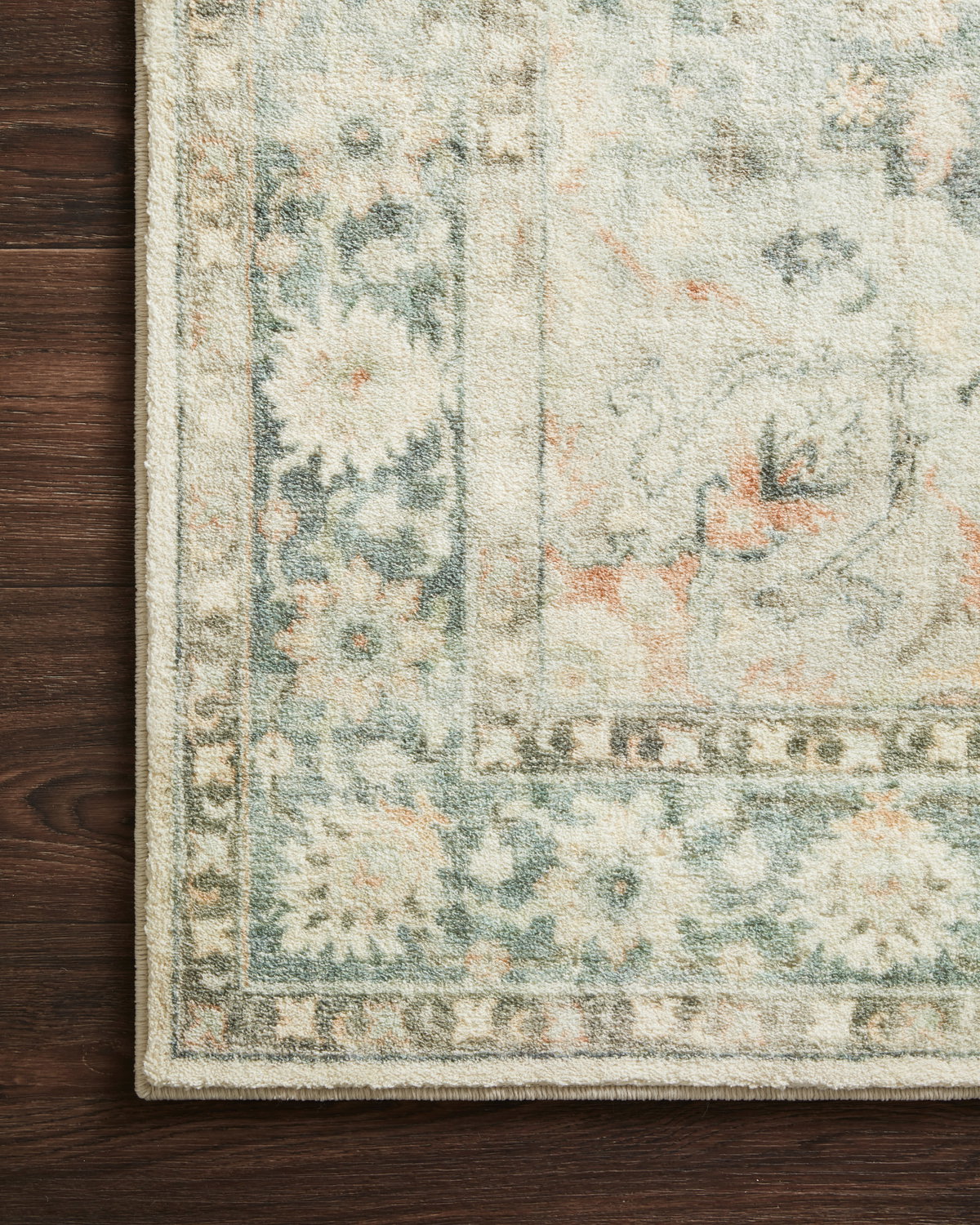Loloi Rosette Rug, 2'6" length x 7'6" width View 8