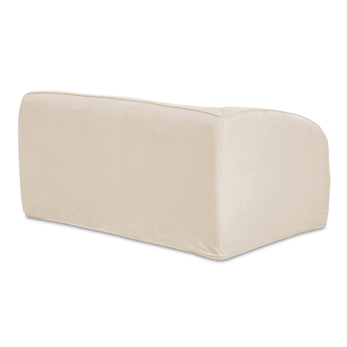 Isla Left Arm Facing Chair Beige, Sectional Sofa by Moe's Home, 59.8" width x 29.9" height x 41.7" depth View 2