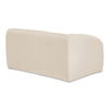 Isla Left Arm Facing Chair Beige, Sectional Sofa by Moe's Home, 59.8" width x 29.9" height x 41.7" depth thumbnail 2