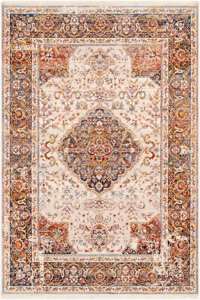 Ephesians Machine Woven Rug, by Surya, 9'8.14" length x 7'10.49" width