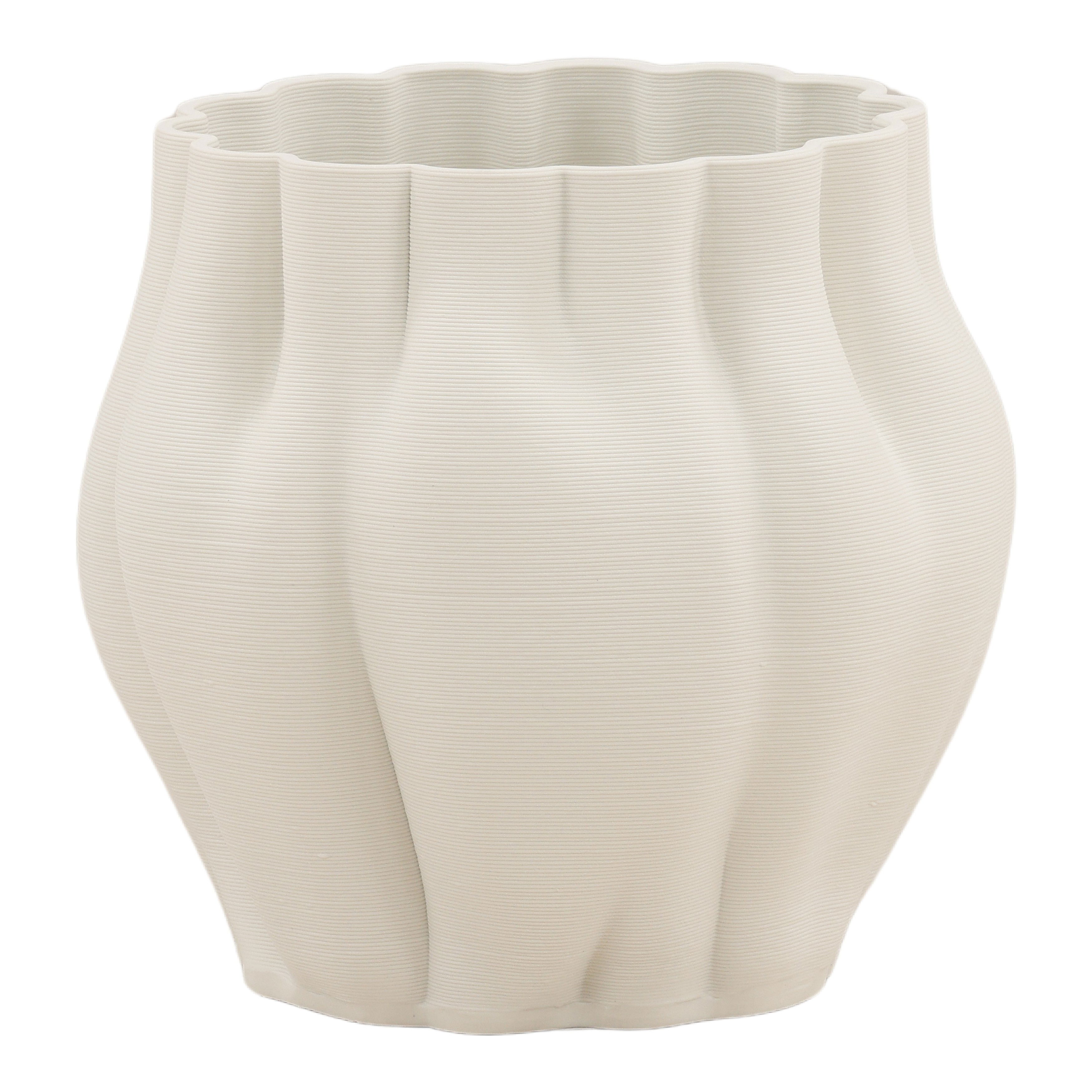 Kaori Vase Ivory Small large image 