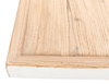 Large Wood Panel Coffee Tbl, Ant. White, Coffee Table by Sarreid, 80" length x 37" width x 19" height thumbnail 6