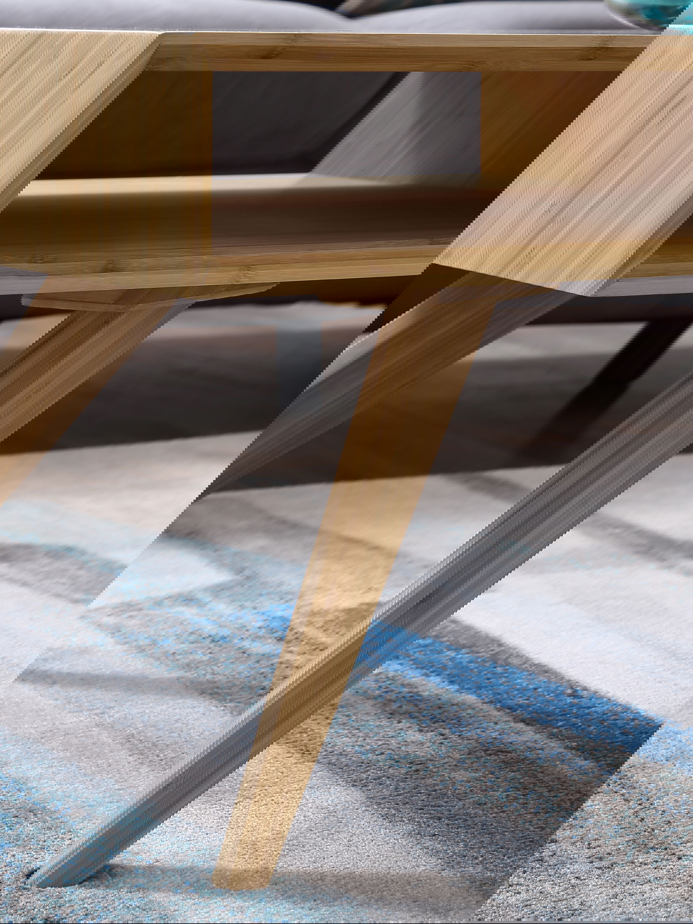 Azara Coffee Table, Caramelized, Living Room by Greenington, 24" length x 46" width x 17.5" height View 6