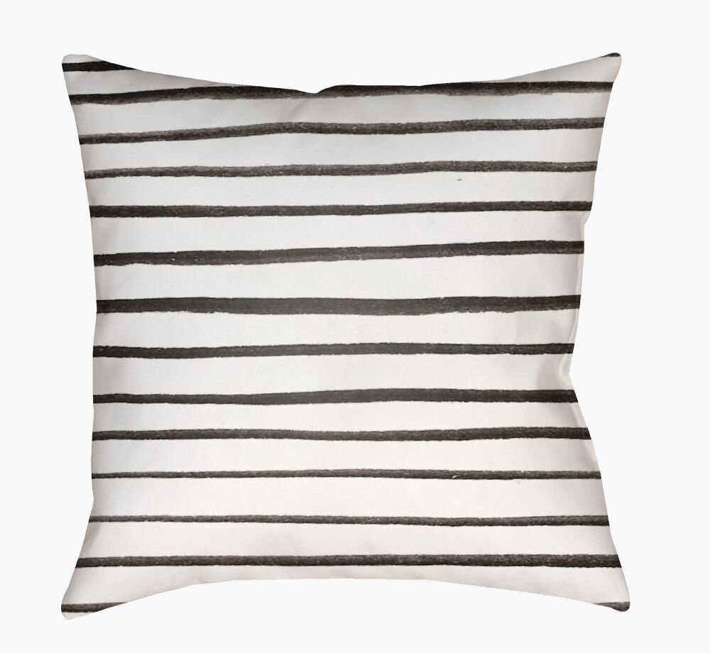 Stripes Accent Pillow, Decorative Pillow by Surya, 20" length x 20" width