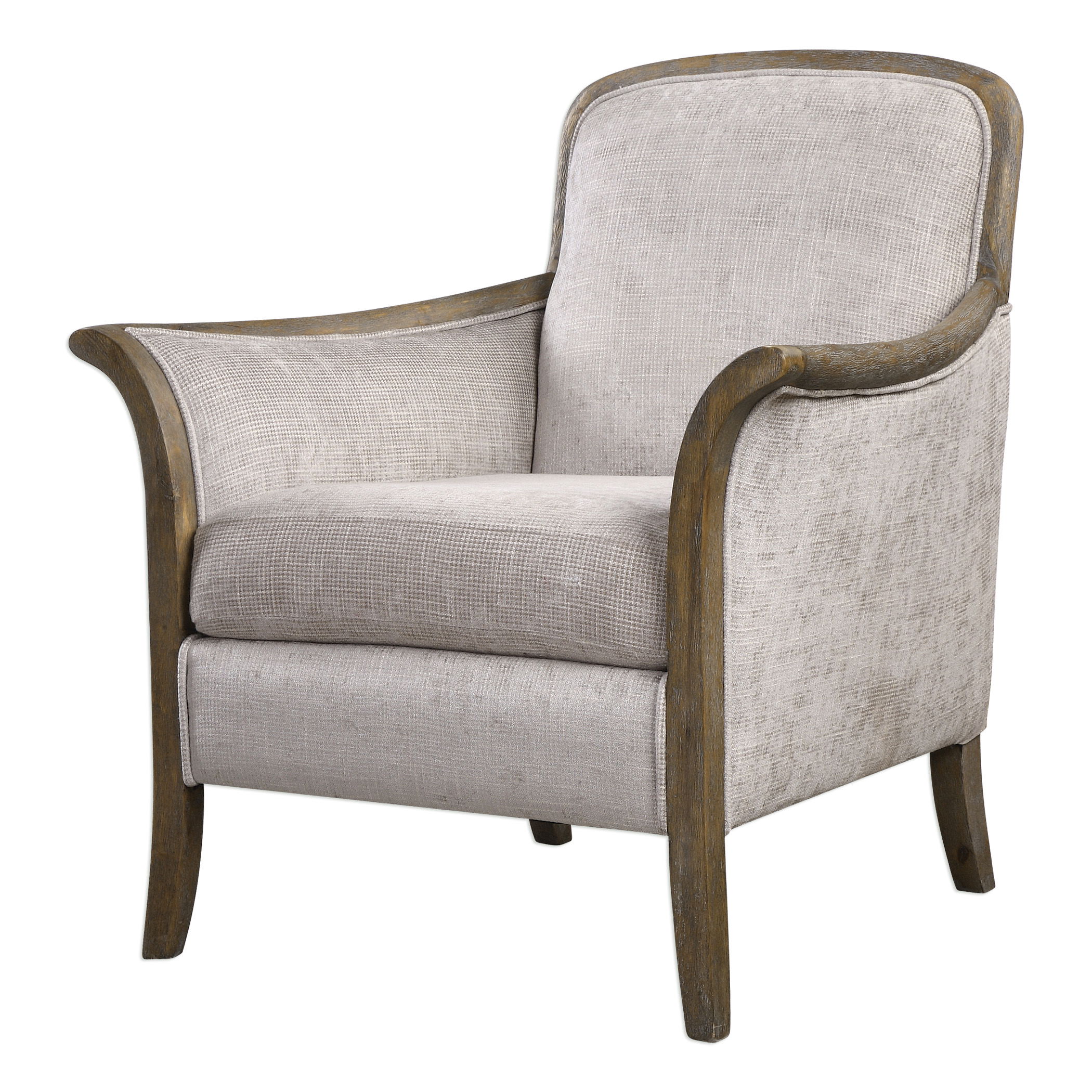 Brittoney Taupe Armchair, Furniture by Uttermost, 32" width x 35" height x 30.5" depth View 10