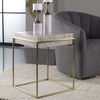 Inda Modern Accent Table, Furniture by Uttermost, 19" width x 24" height x 19" depth thumbnail 2