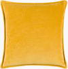 Cotton Velvet Accent Pillow Down, Decorative Pillow by Surya, 22" length x 22" width thumbnail