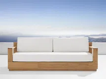 Online Designer Patio Bal Harbour Outdoor Teak Sofa