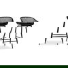 Piazza Outdoor Counter Stool Black - Set Of Two thumbnail 0