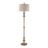 Vetralla Silver Bronze Floor Lamp, by Uttermost, 17" width x 66.5" height x 17" depth thumbnail 4