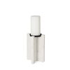 Sophia 5.5'L x 3.5'W x 8.0'H. Marble Candle Holder Medium thumbnail 0
