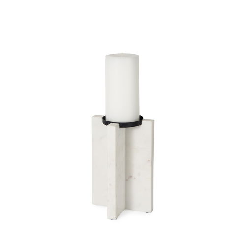 Sophia 5.5"L x 3.5"W x 8.0"H. Marble Candle Holder Medium