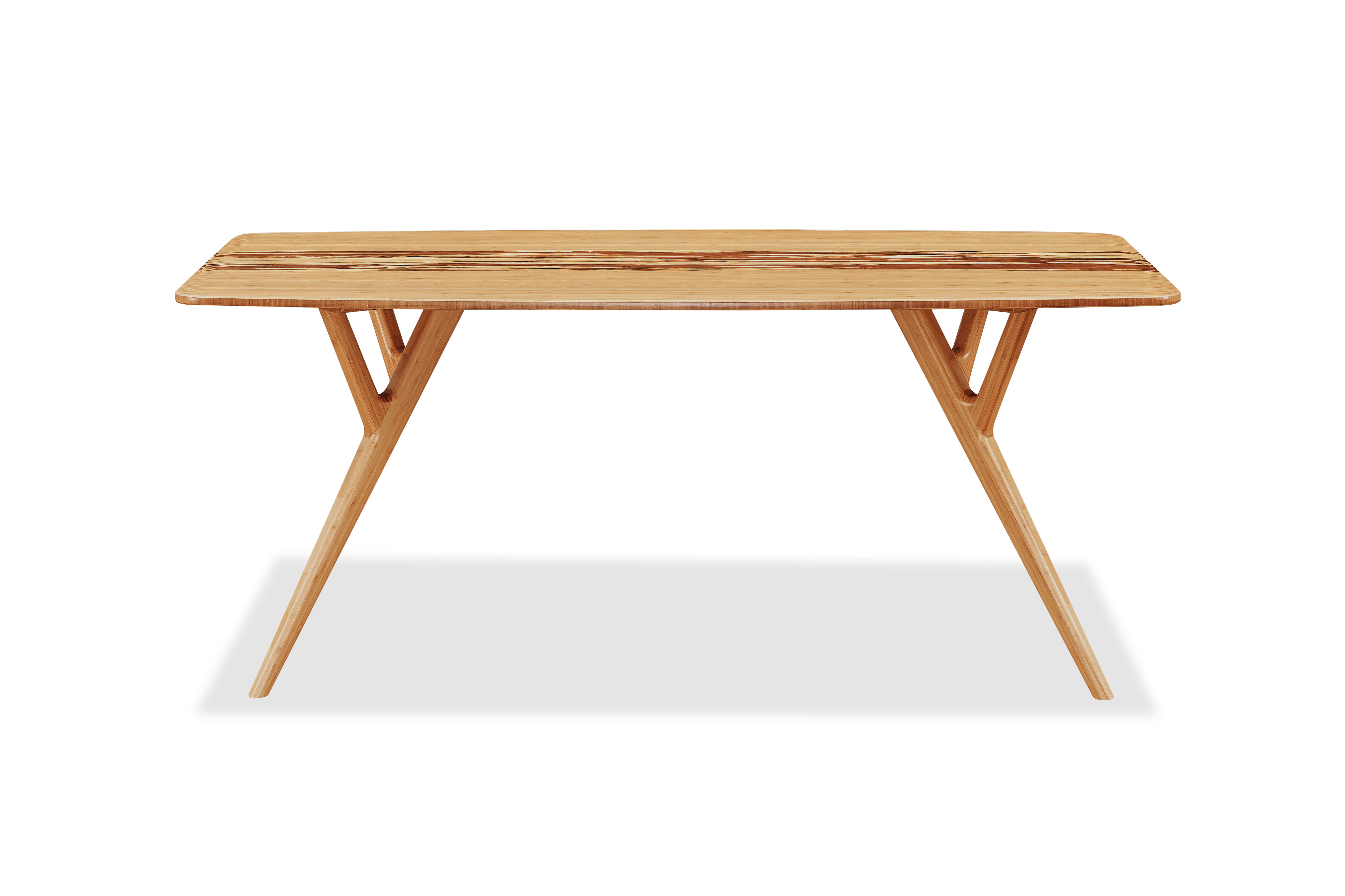 Azara Dining Table, Caramelized, by Greenington, 36" length x 72" width x 29.5" height View 1