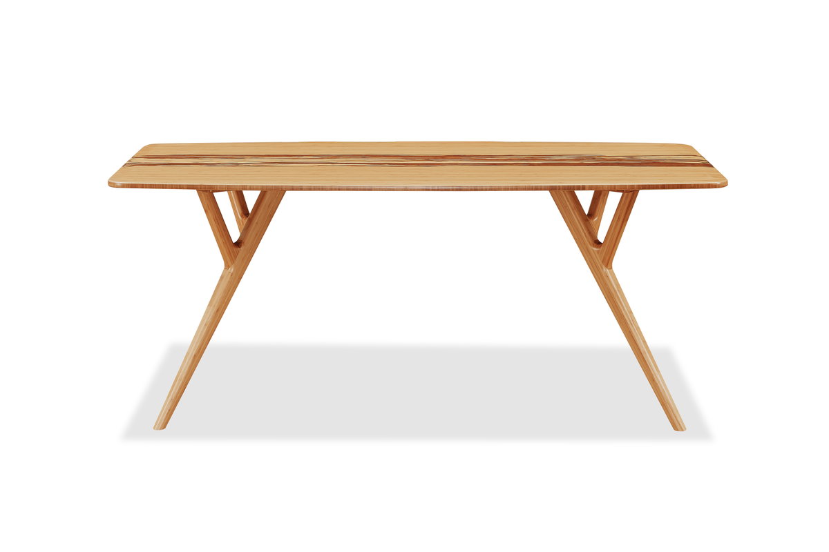 Azara Dining Table, Caramelized, by Greenington, 36" length x 72" width x 29.5" height View 1