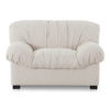 Halston Lounge Chair Flecked Oat, Accent Chair by Moe's Home, 43.3" width x 27.5" height x 39.4" depth thumbnail 1