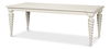 Teagan Dining Table, Antique White, by Sarreid, 85" length x 37" width x 30" height thumbnail 1