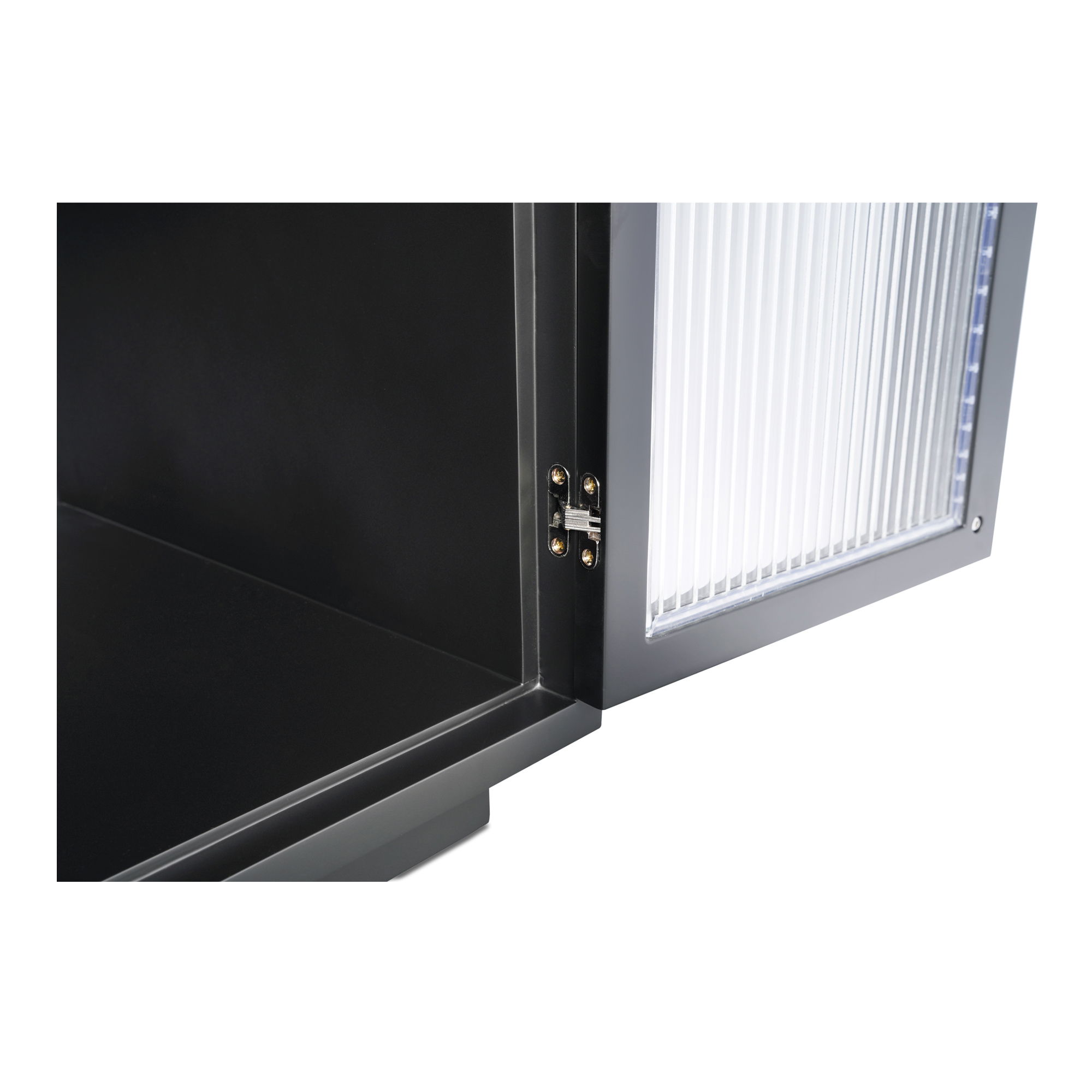 Salone Cabinet Black, Cabinets & Sideboard by Moe's Home, 53" width x 34" height x 18" depth View 9