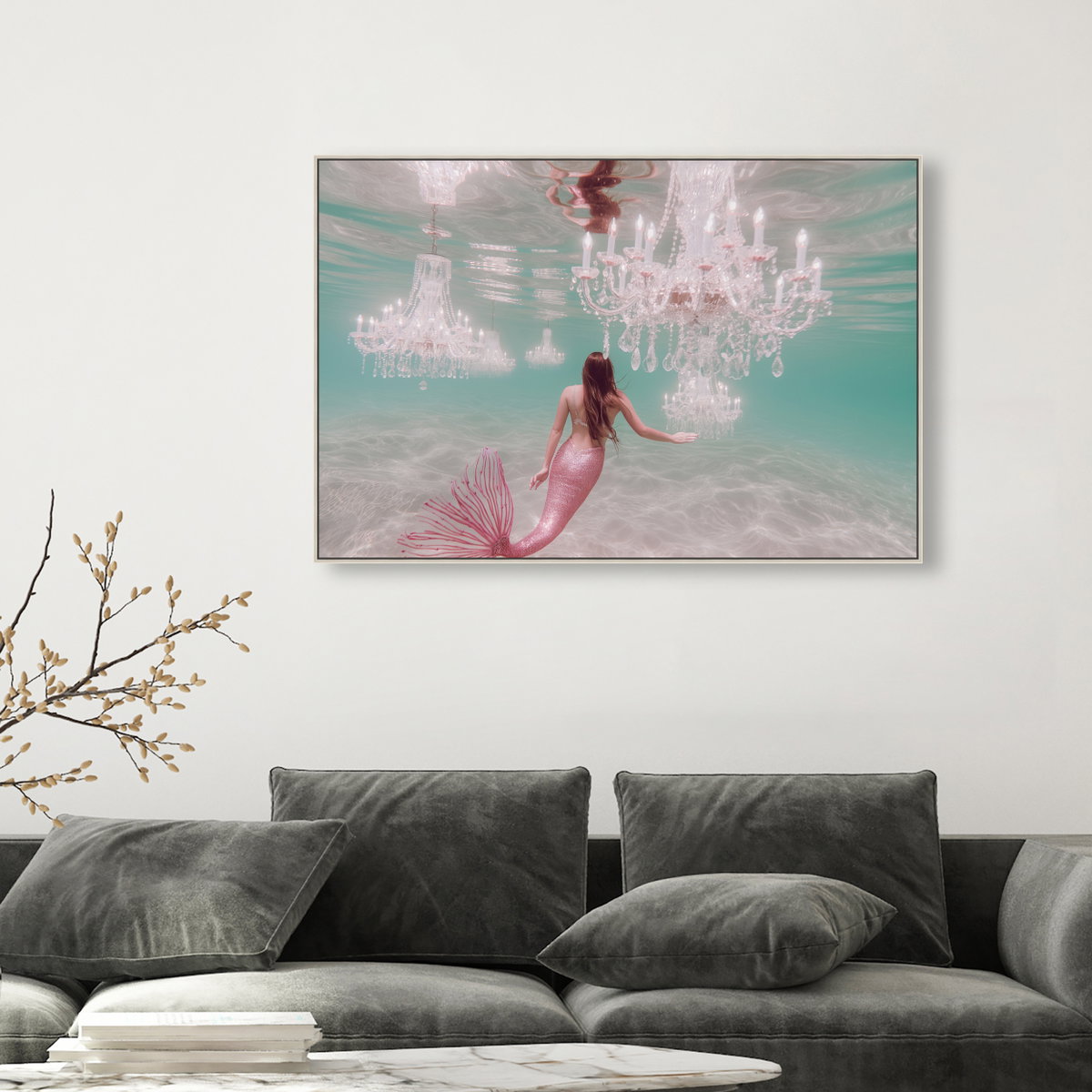 Lost City of Mermaids II (No Embellishment), Art by Oliver Gal,  45x30 View 3