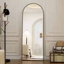 Online Designer Bedroom Dronfield Metal Arch Mirror