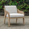 Kavali Outdoor Wicker Lounge Chair, Outdoor Chair by Uttermost, 2'4.5" width x 2'10.7" height x 2'6" depth thumbnail 2